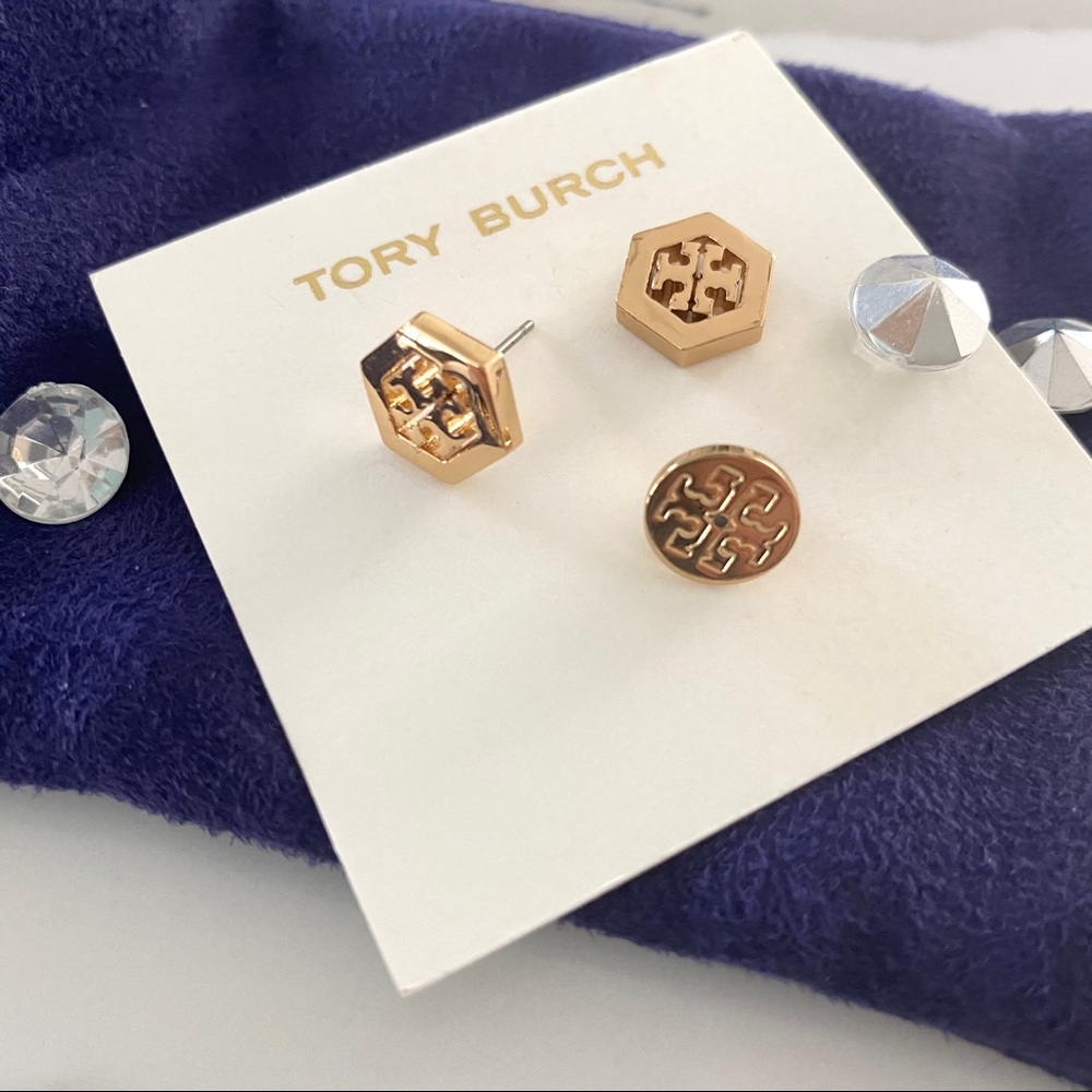 ✨Tory Burch Gold Hex Studs ✨